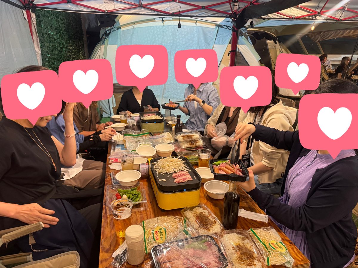 みんなで交流するメンバーの様子